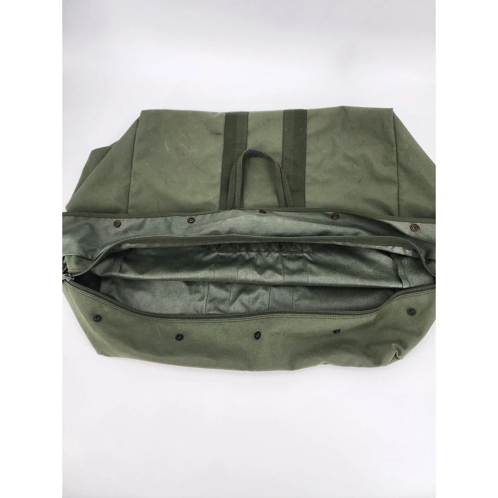 US Military Kit Bag Flyers Olive Drab Canvas Duffel AviatorGear 8460-00-606-8366